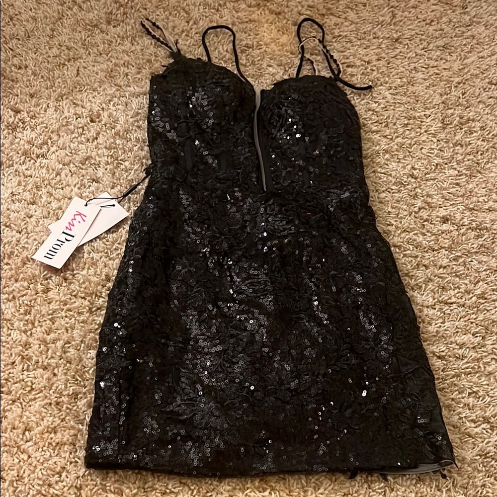 Black homecoming Dress from KISS prom.